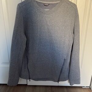 lululemon athletica Gray Crew Neck Sweater